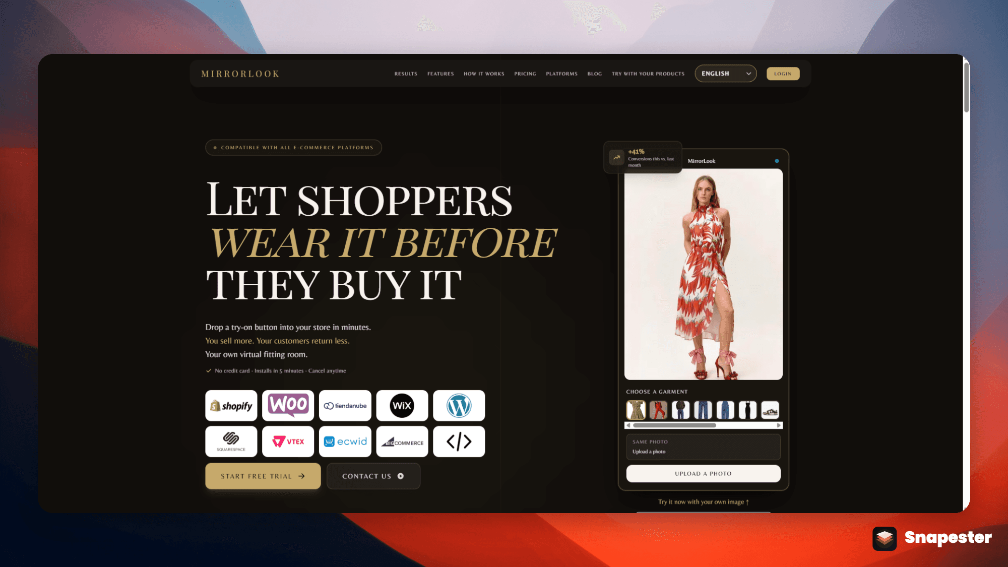 MirrorLook AI Virtual Try-On featured